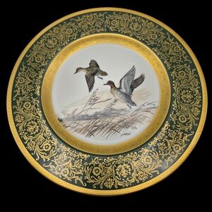 Vintage Pickard Limited Edition Greenwinged Teal Lockhart Birds 1970